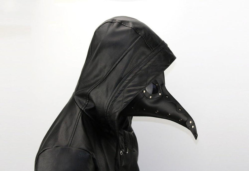 The Plague Doctor Black Bird Beak Black Mask Halloween Cosplay Props - CrazeCosplay