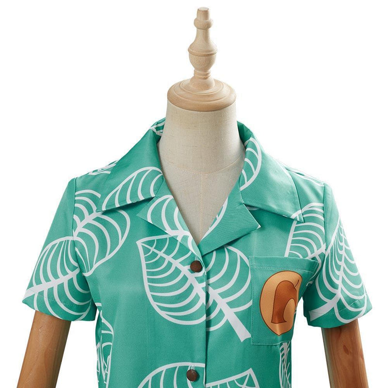 Adult Animal Crossing Timmy Tommy Short Sleeve Shirts Top Cosplay Costume - CrazeCosplay