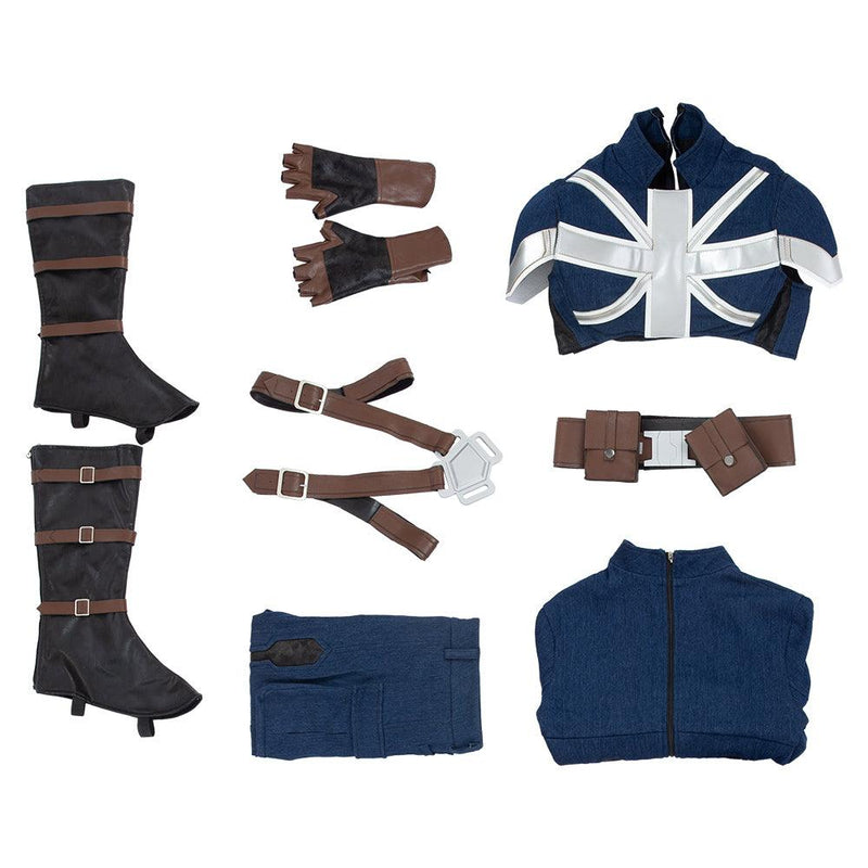 Peggy Carter Cosplay Costume What If Captain Carter Stealth Outfit - CrazeCosplay