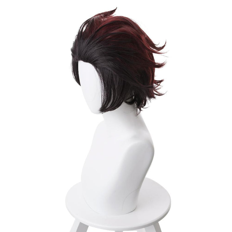 Blade Of Demon Destruction Kamado Tanjirou Outfit Cosplay Wig - CrazeCosplay