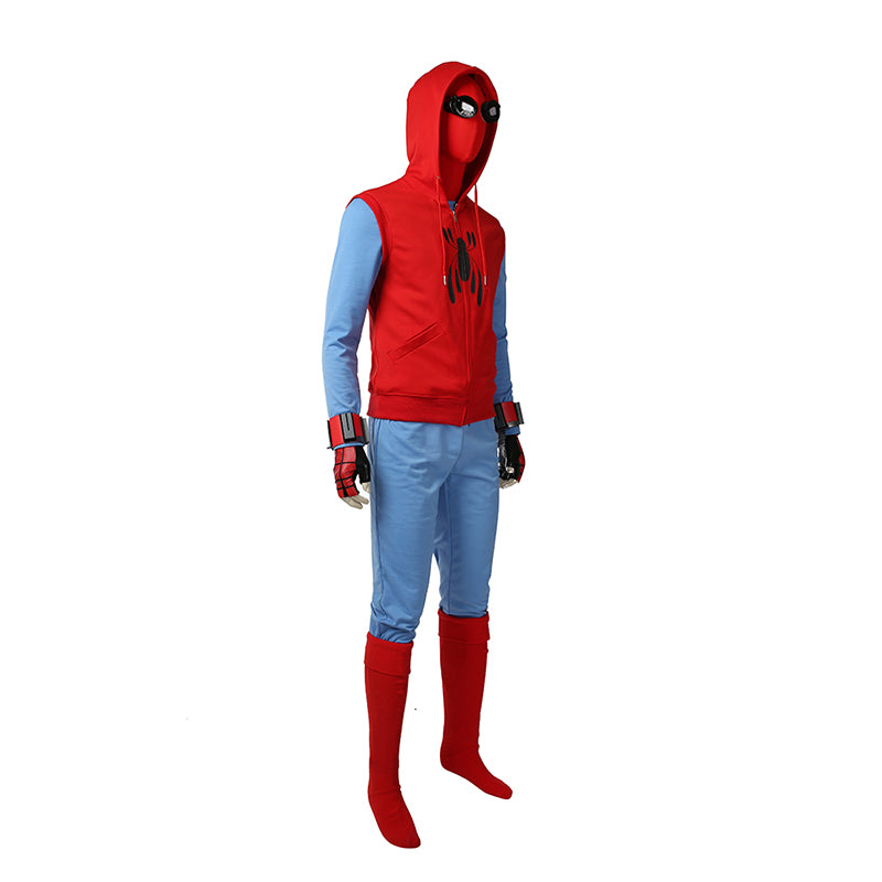 Spiderman Homecoming Hoodie Costume Cosplay Suit Peter Parker - CrazeCosplay