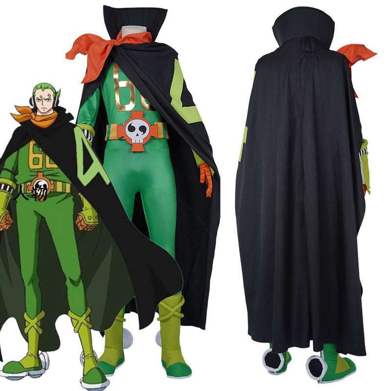 One Piece Vinsmoke Family Combat Suit Vinsmoke Yonji Halloween Carnival Outfit Cosplay Costume - CrazeCosplay