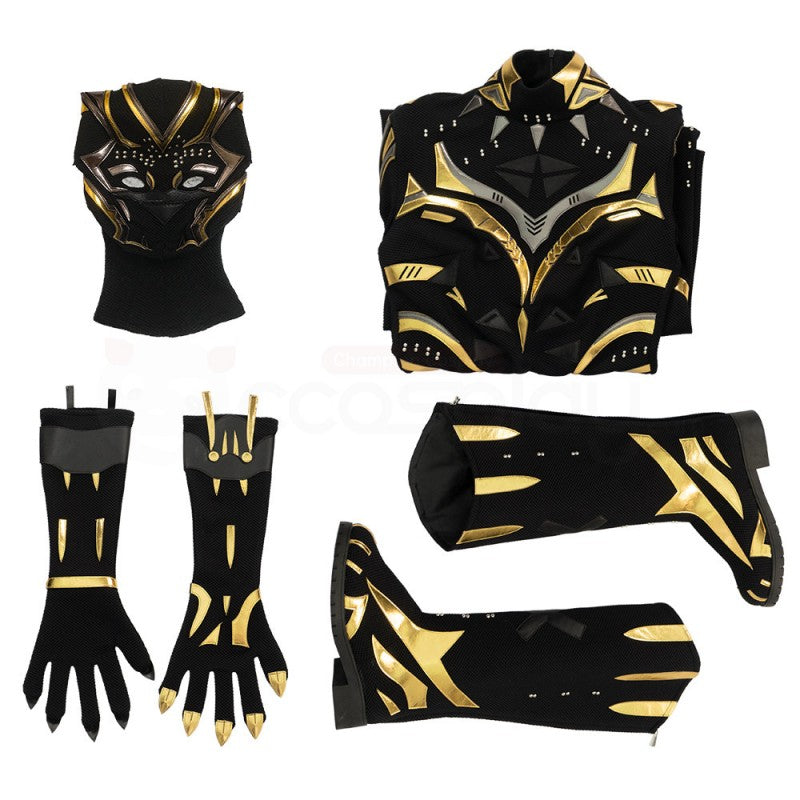Shuri Black Costume Black Panther Wakanda Forever Cosplay Suit - CrazeCosplay