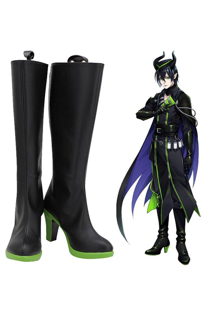 twisted wonderland malleus draconia boots halloween party shoes cosplay shoes - CrazeCosplay