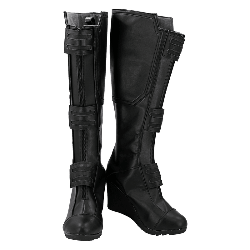 Captain America 3 Civil War Black Widow Cosplay Shoes Boots - CrazeCosplay