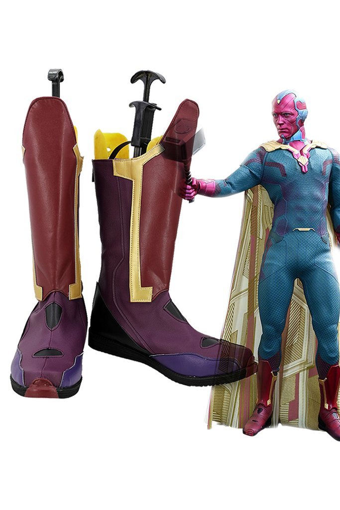 Avengers Infinity War Vision Cosplay Shoes Boots - CrazeCosplay