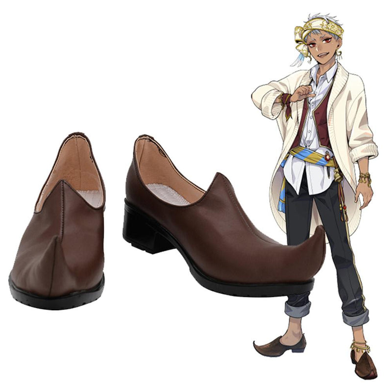 twisted wonderland kalim al asim halloween carnival boots costume props cosplay shoes - CrazeCosplay