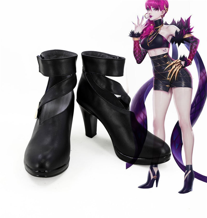 League Of Legends Agonys Embrace Evelynn K Da Skin Cosplay Shoes Boots - CrazeCosplay