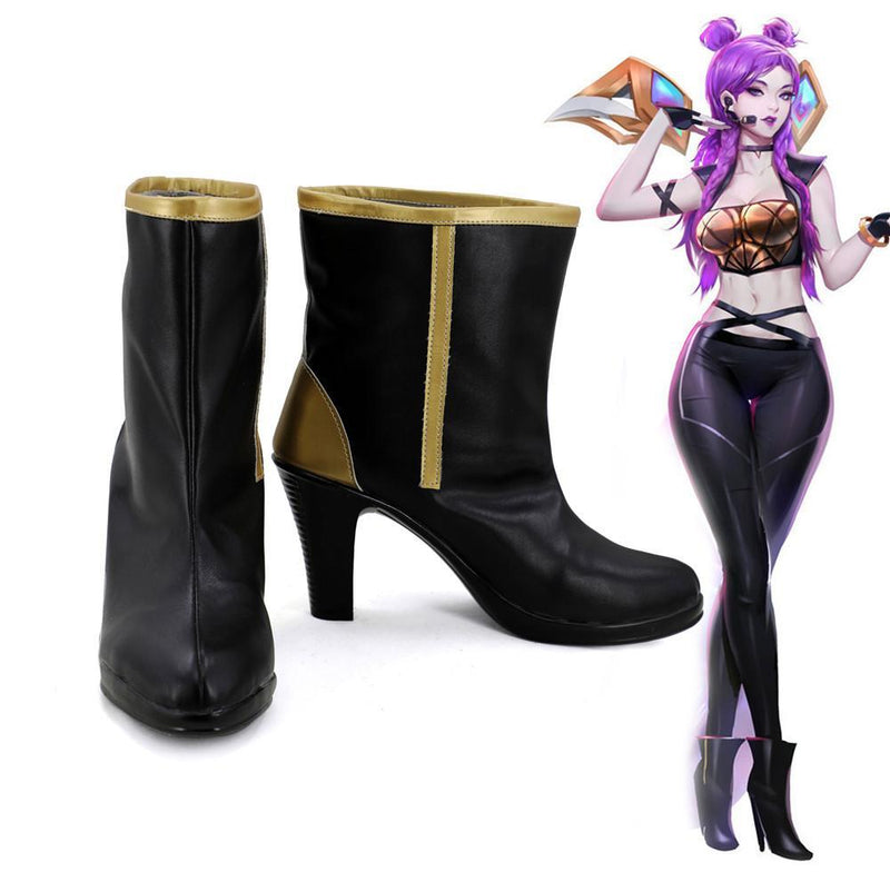 League Of Legends Daughter Of The Void Kaisa K Da Skin Cosplay Shoes Boots - CrazeCosplay