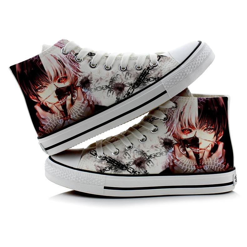 tokyo ghoul high top sneakers cosplay shoes - CrazeCosplay