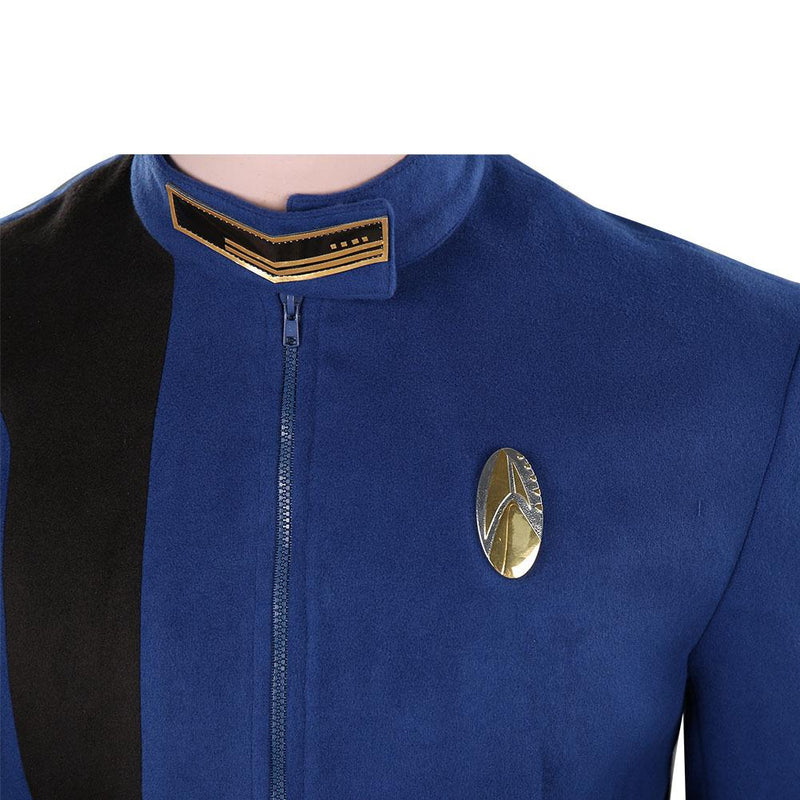 Star Trek Discovery Season 4 Blue Uniform Outfits starfleet uniforms Carnival Suit Cosplay Costume - CrazeCosplay