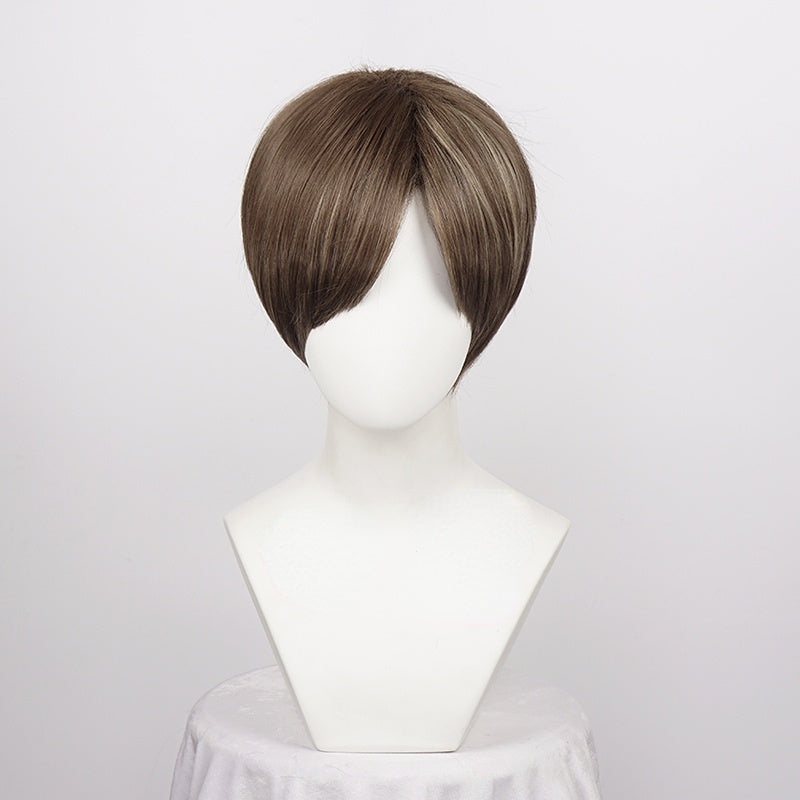 Resident Evil Leon Cosplay Wig