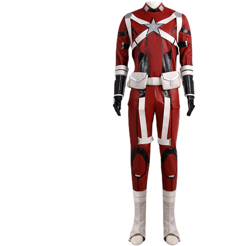 Red Guardian Marvel Cosplay Costume Plus Size Suit Halloween Outfit - CrazeCosplay