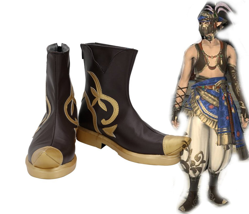 FF14 Final Fantasy XIV 14 Ver B Cosplay Shoes - CrazeCosplay