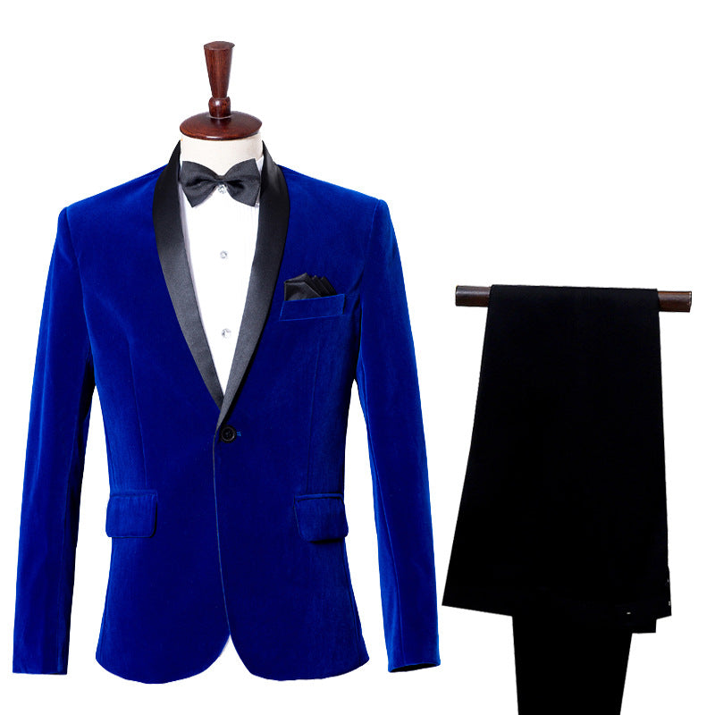 Austin Powers Blue Suit Halloween Costume Cosplay Outfits for Adults - CrazeCosplay