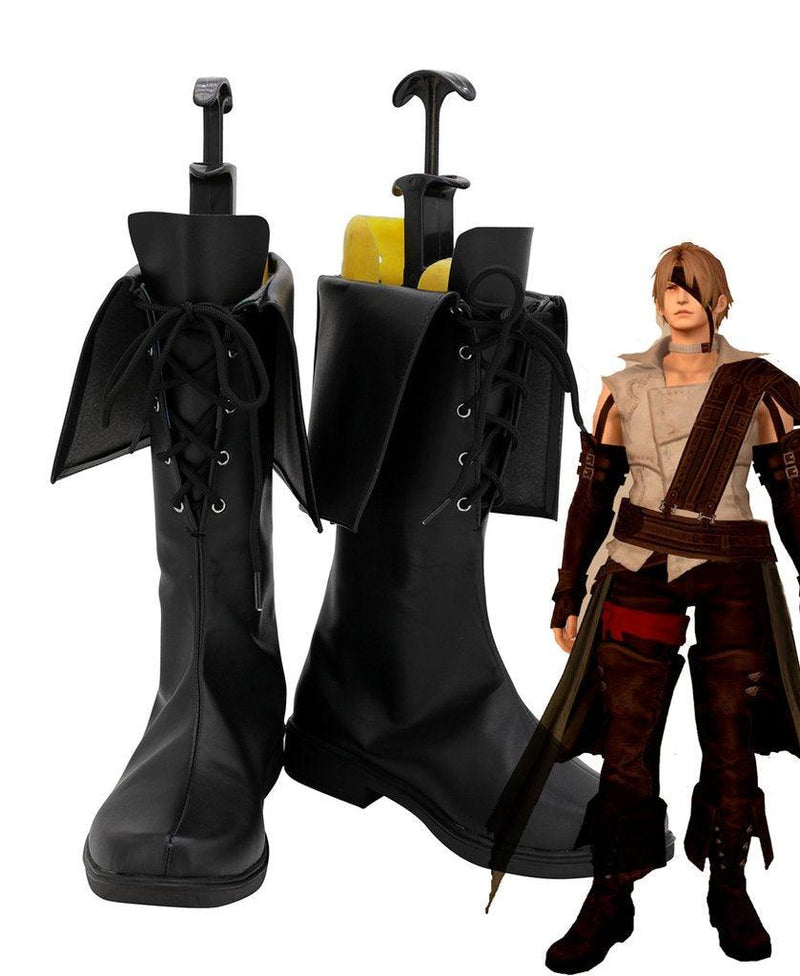 FF14 Final Fantasy XIV 14 Thancred Cosplay Shoes - CrazeCosplay