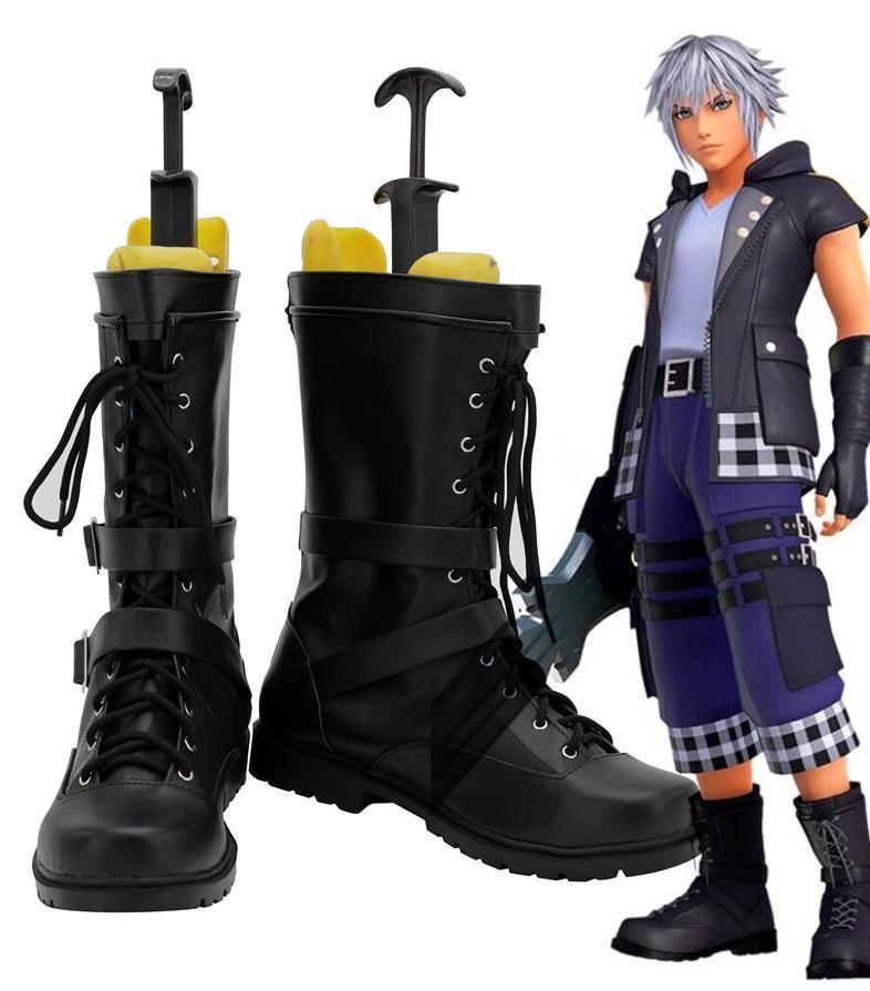 Manga Kh Kingdom Hearts 3 iii Riku Cosplay Shoes - CrazeCosplay