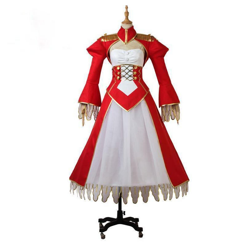 Fate Grand Order Anime FGO Fate Go Nero Claudius Caesar Augustus Germanicus Red Saber Cosplay Costume - CrazeCosplay