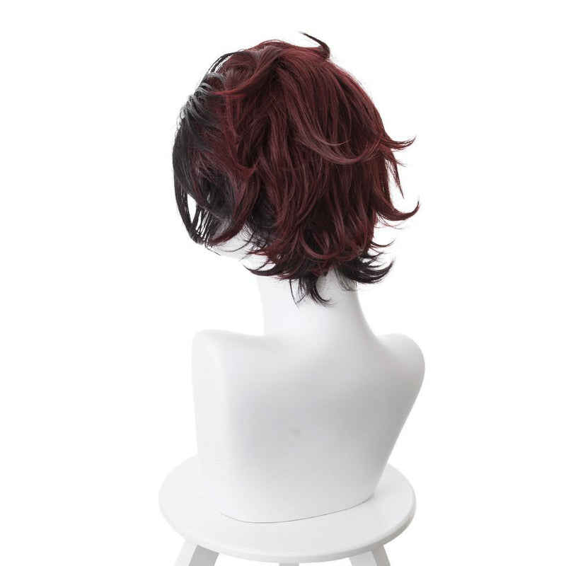 Blade Of Demon Destruction Kamado Tanjirou Outfit Cosplay Wig - CrazeCosplay