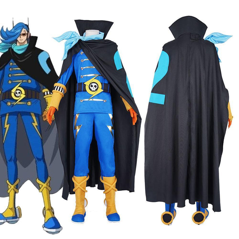One Piece Vinsmokefamily Combat Suit Vinsmoke Niji Halloween Carnival Outfit Cosplay Costume - CrazeCosplay