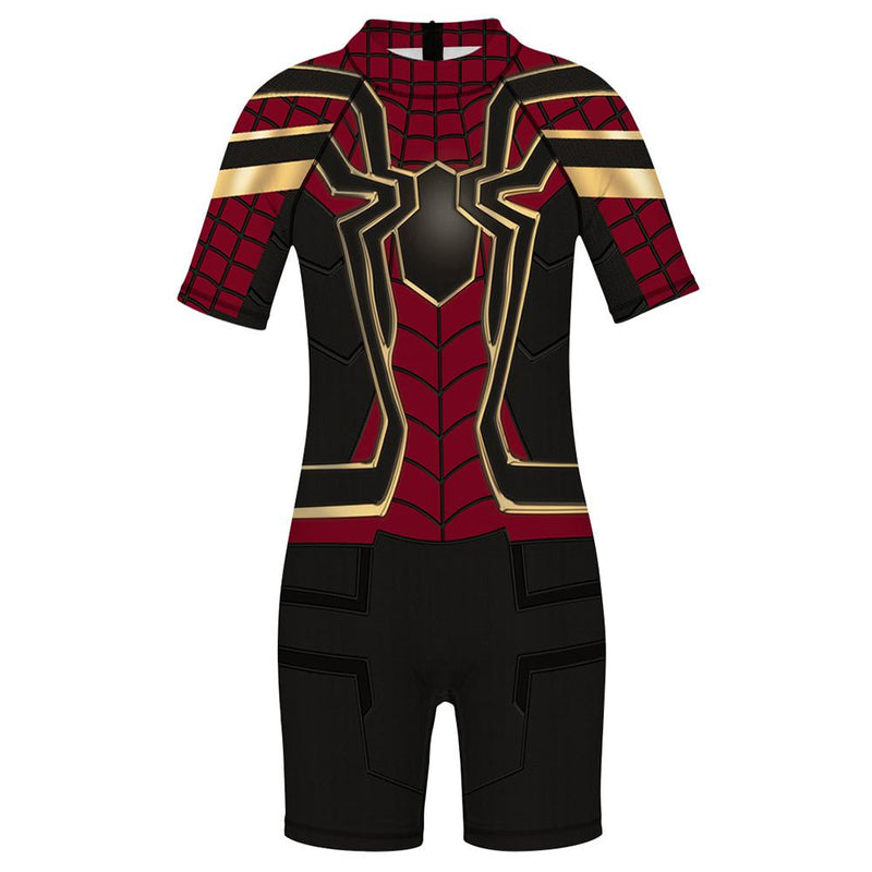 Kids Spider-Man Cosplay Swimsuit One-piece Swimwear Sunblock Beach Bathing Suits Bodysuit Swimwear - CrazeCosplay