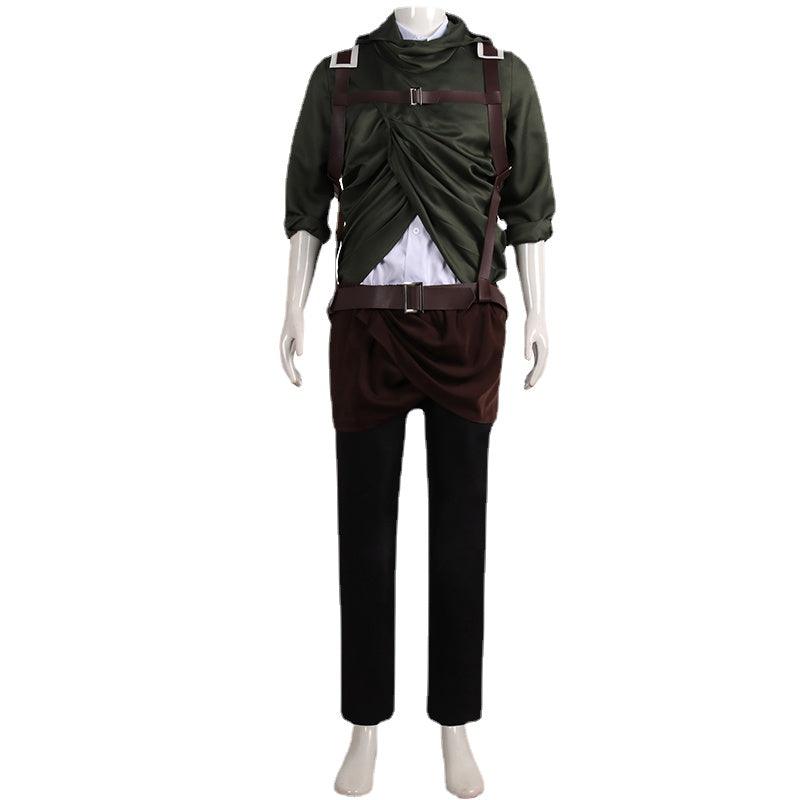 Levi Ackerman Cosplay Costume Halloween Outfit - CrazeCosplay