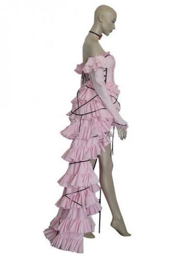 Chobits Chii Pink Dress Lolita Cosplay Costume - CrazeCosplay