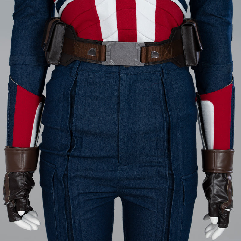 Captain Carter Costume Doctor Strange 2 Peggy Carter Cosplay Halloween Suit - CrazeCosplay