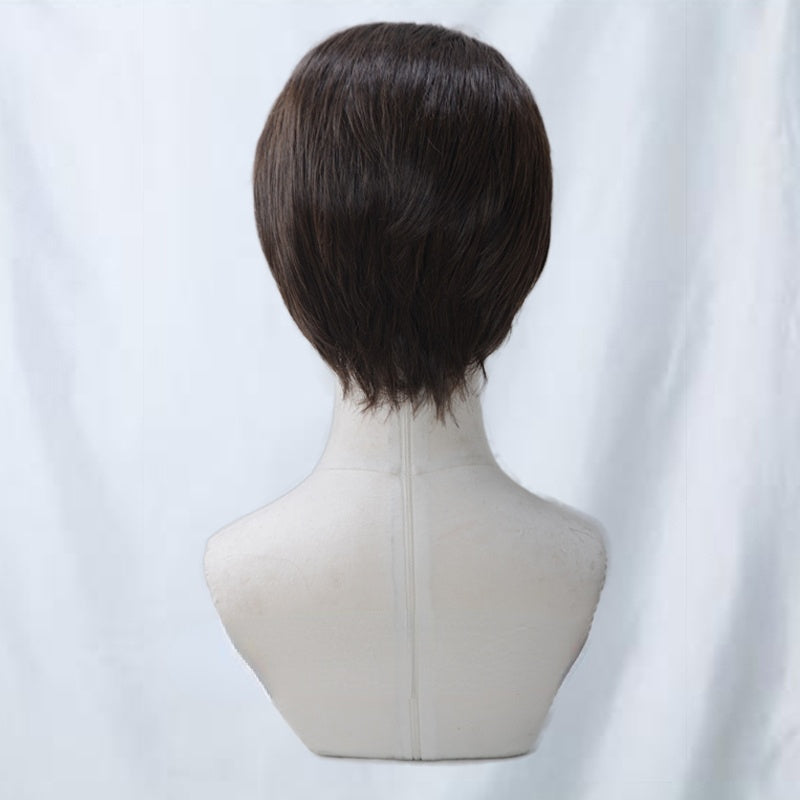 Detroit Become Human Connor Deep Brown Cosplay Wig