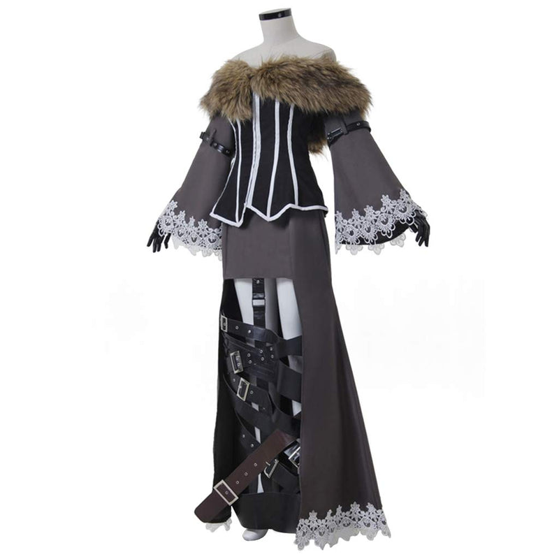 FF10 Final Fantasy X 10 Lulu Cosplay Costume - CrazeCosplay