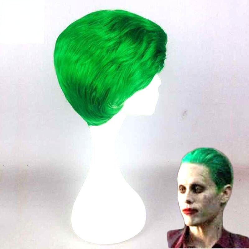 Joker Green Short Cosplay Wig Suicide Squad Halloween Carnival - CrazeCosplay