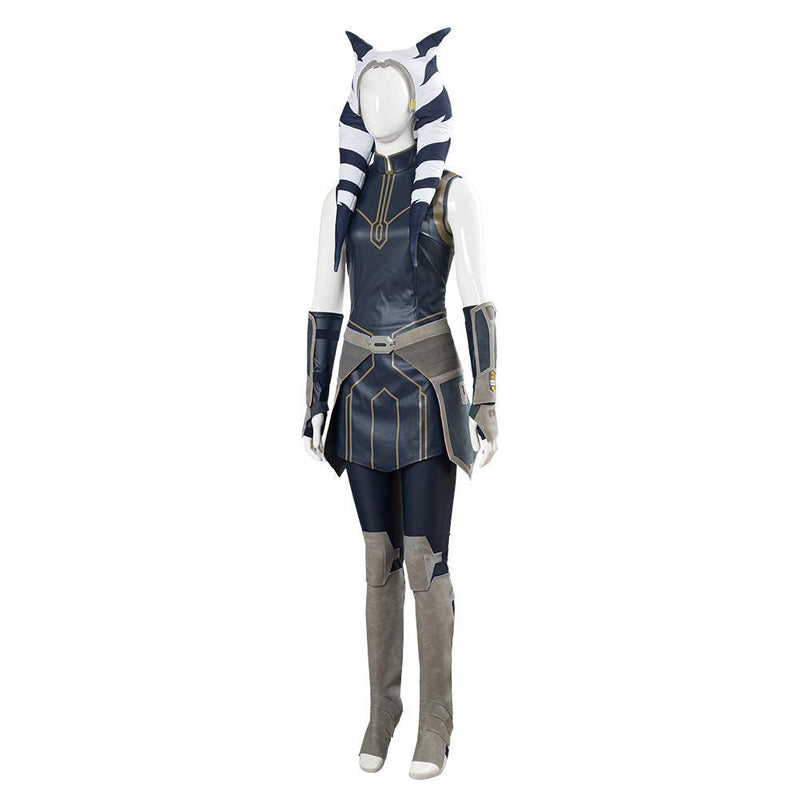 Star Wars Clone Wars Season 7 Ahsoka Tano Women Girls Outfit Halloween Carnival Costume Cosplay Costume - CrazeCosplay