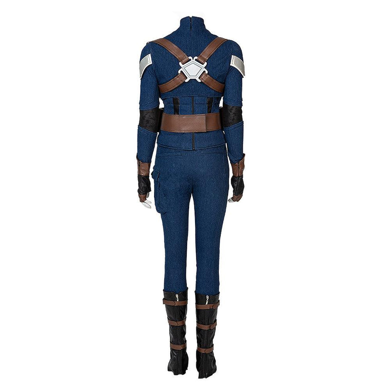 Peggy Carter Cosplay Costume What If Captain Carter Stealth Outfit - CrazeCosplay