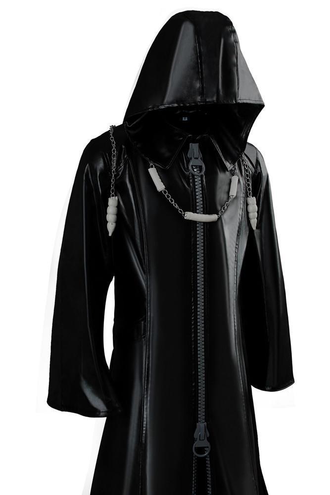 Manga Kh Organization Xiii Kingdom Hearts ii 2 Cosplay Pleather Coat Costume New Version - CrazeCosplay