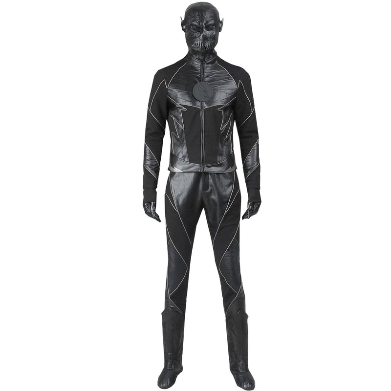 Zoom Jumpsuit The Flash Hunter Zolomon Black Outfit Cosplay Costume
