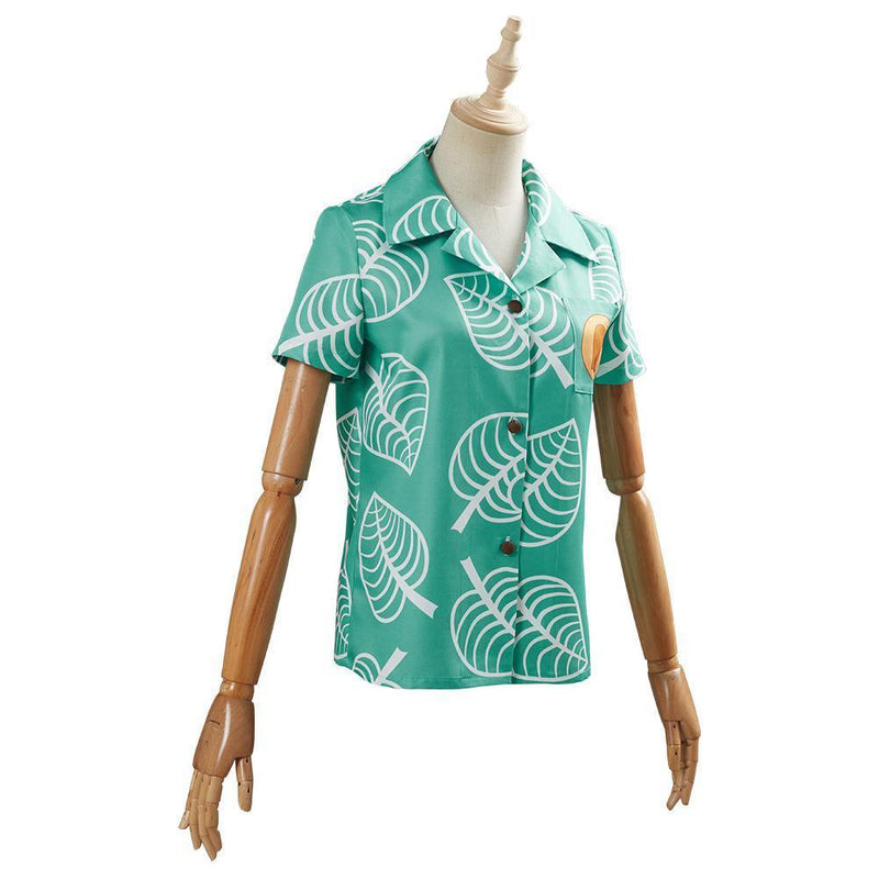 Adult Animal Crossing Timmy Tommy Short Sleeve Shirts Top Cosplay Costume - CrazeCosplay