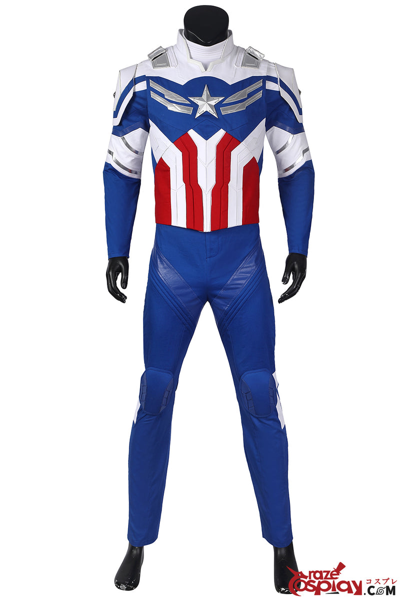 falcon captain america winter soldier stealth mens boys new adult Captain America Cosplay Costume Suit outfit uniform - CrazeCosplay