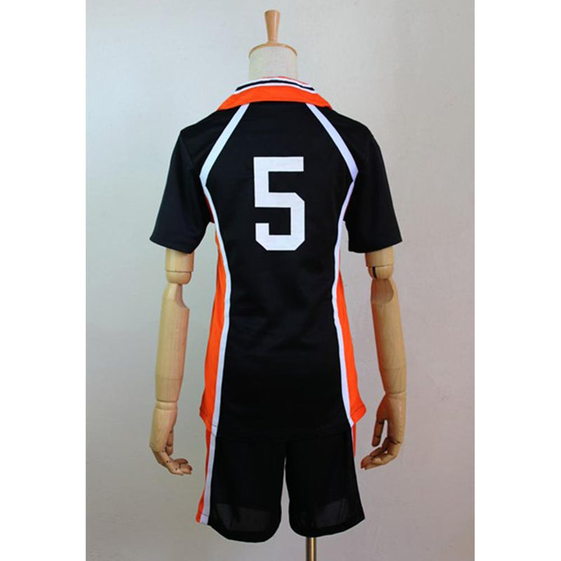 Haikyuu Cosplay Costume Karasuno High School Volleyball Club Tanaka Ryunosuke Sportswear Jerseys Uniform - CrazeCosplay