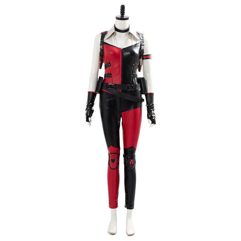 Mortal Kombat 11 mk11 Cassie Cage Harley Quinn Skin Halloween Suit Outfit Cosplay Costume - CrazeCosplay