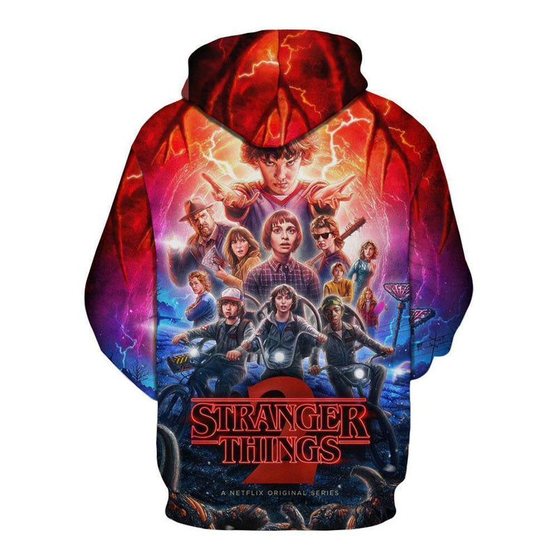 Stranger things Adult Men Pullover Hoodie - CrazeCosplay