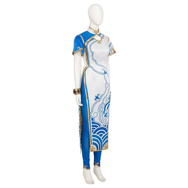 Street Fighter SF 6 Chun Li Costume Cosplay Cheongsam Outfits