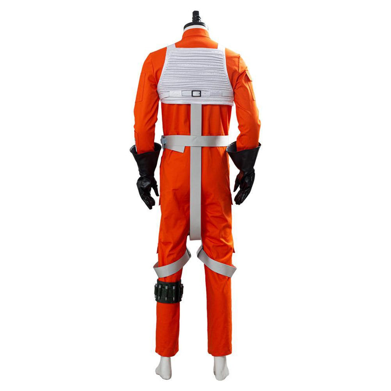 Star Wars X Wing Rebel Uniform Outfit Pilot Jumpsuit Cosplay Costume - CrazeCosplay