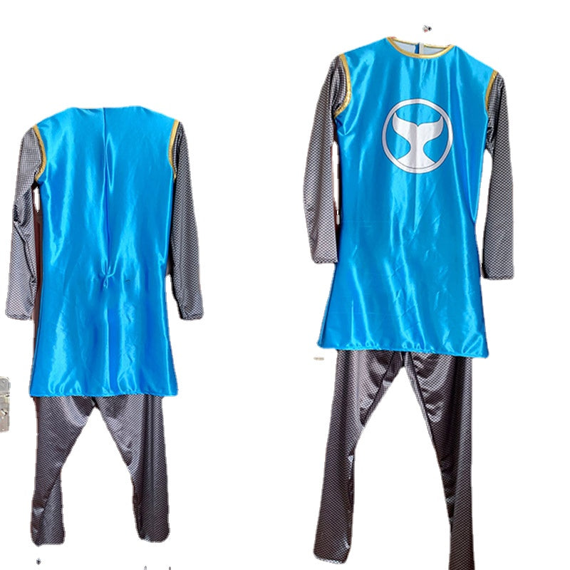 Power Rangers Ninja Storm Blue Wind Ranger Cosplay Costume - CrazeCosplay