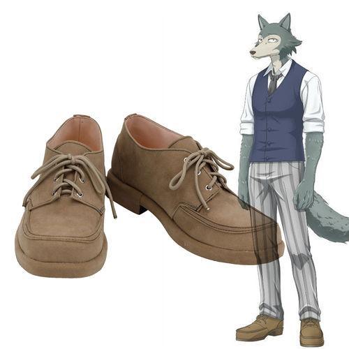 Cherryton High School Boys Louis Legosi Beastars Cosplay Shoes - CrazeCosplay