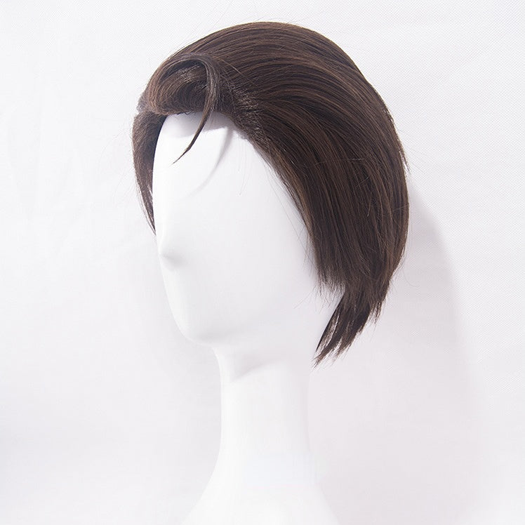Detroit Become Human Connor Brown Short Cosplay Wig