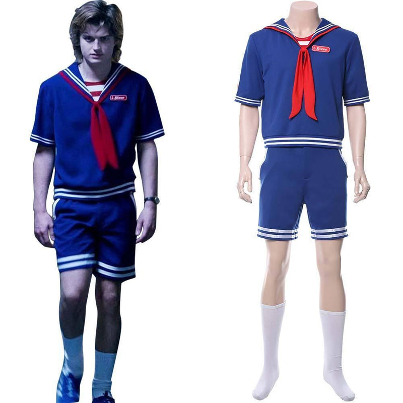 Stranger Things Season 3 Steve Harrington Swimsuit Cosplay Costume - CrazeCosplay