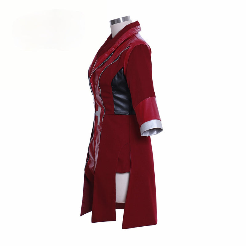 Witch Wanda cosplay Scarlet Witch costume Wanda Maximoff red jacket custom made - CrazeCosplay