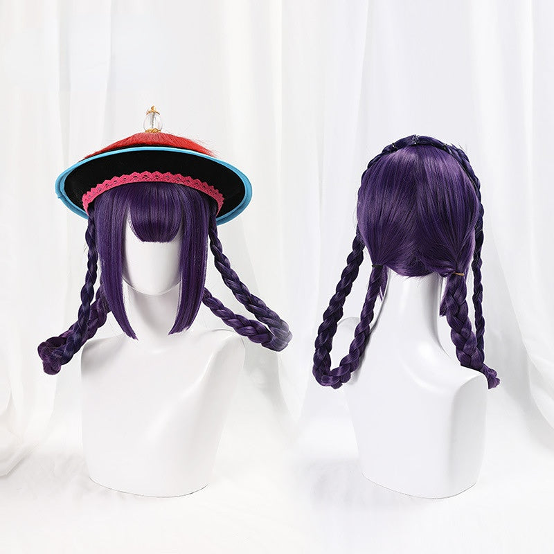 FGO Shiyuten Douji Purple Pigtail Cosplay Wig - CrazeCosplay