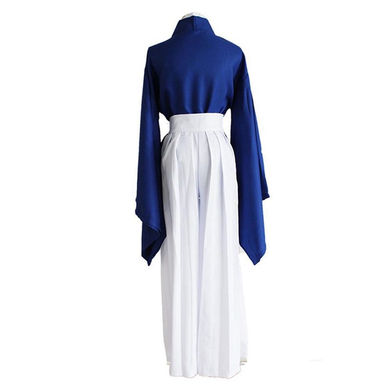 Anime Rurouni Kenshin Himura Kenshin Blue Kendo Kimono Cosplay Costume - CrazeCosplay