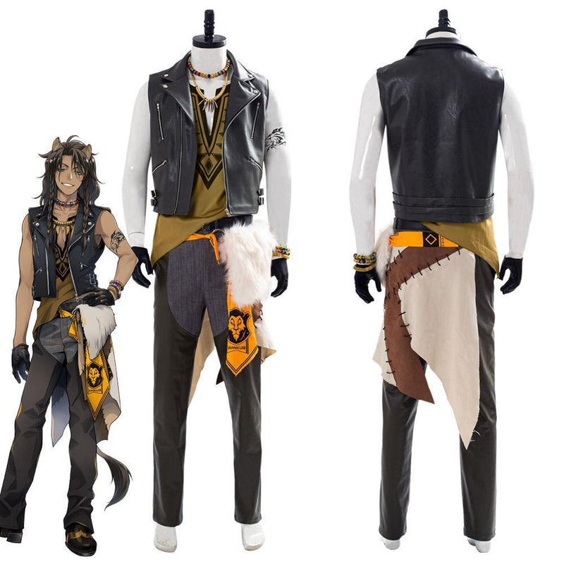 Twisted Wonderland Leona Kingscholar Halloween Outfit Cosplay Costume - CrazeCosplay